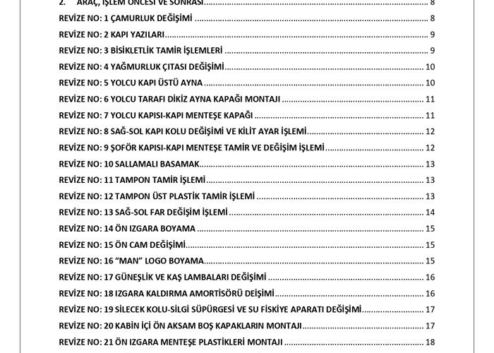 Çimsa Hazır Beton - Pompa Kumlama/Boyama ve Revize İşlemi