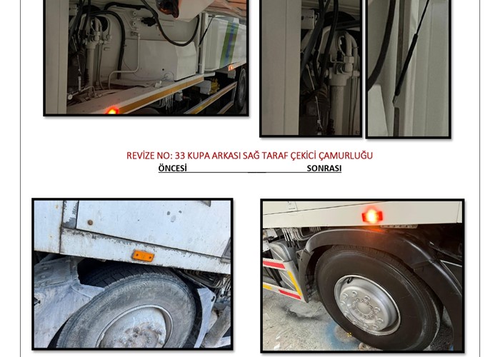 Çimsa Hazır Beton - Pompa Kumlama/Boyama ve Revize İşlemi